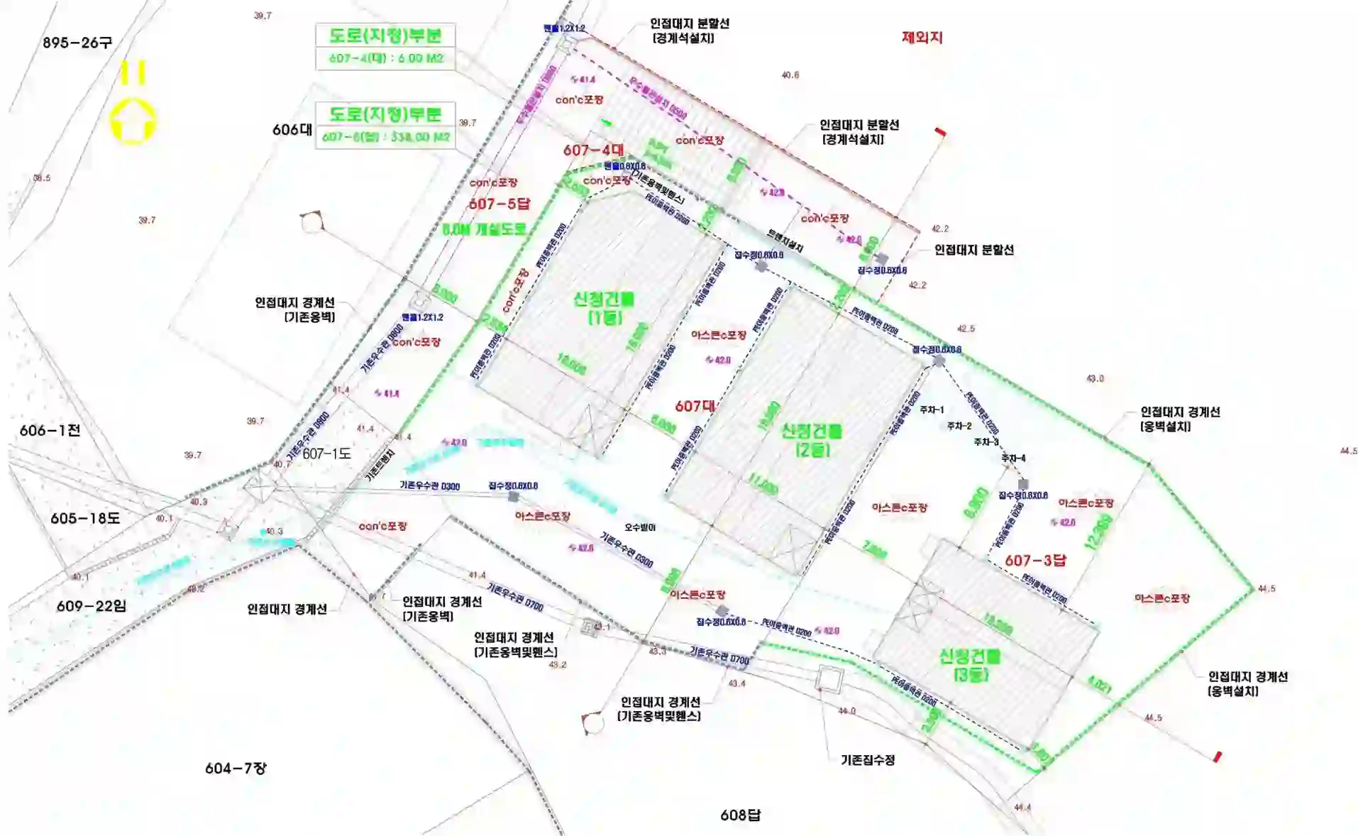 관산동 607 배치도 이미지